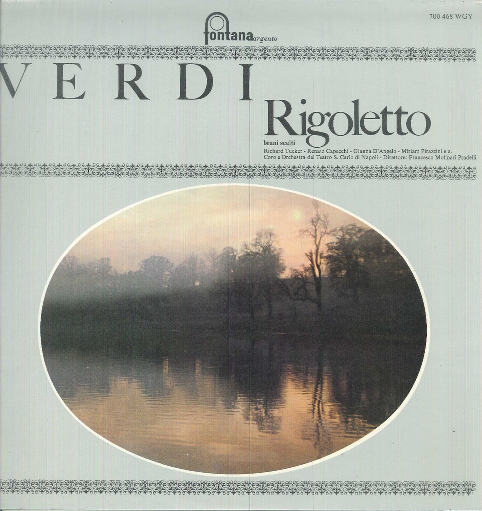 Rigoletto Lp 33 Giri Giuseppe Verdi