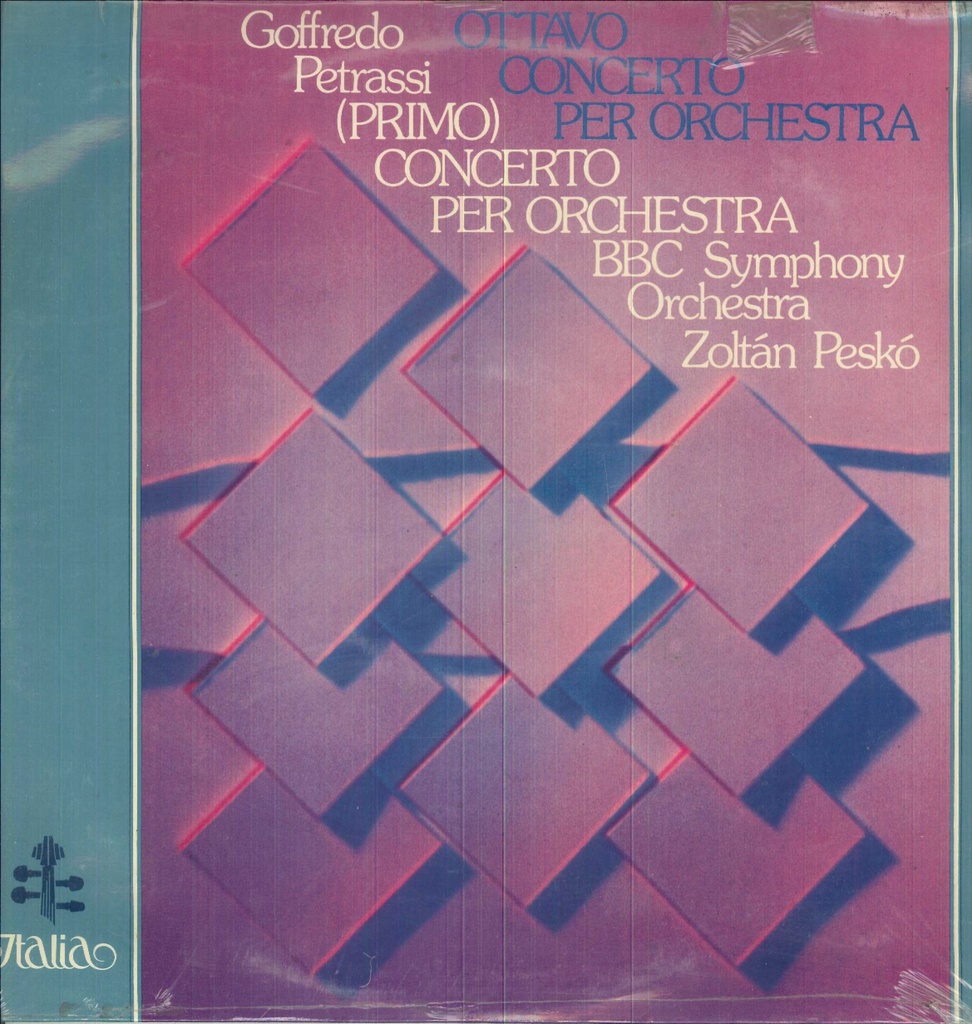 Ottavo Concerto Per Orchestra • (Primo) Concerto Per Orchestra Lp 33 Giri Petrassi, Pesko