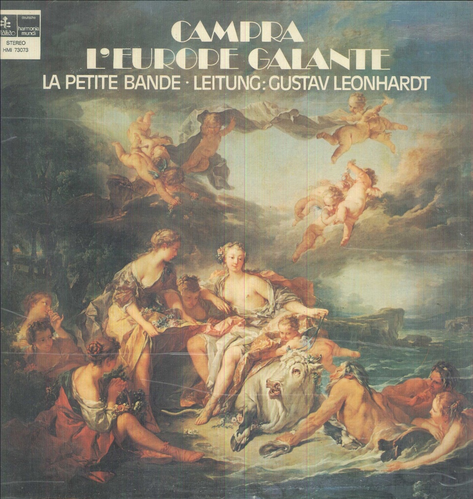 L'Europe Galante Lp 33 Giri Campra, La Petite Bande, Leonhardt