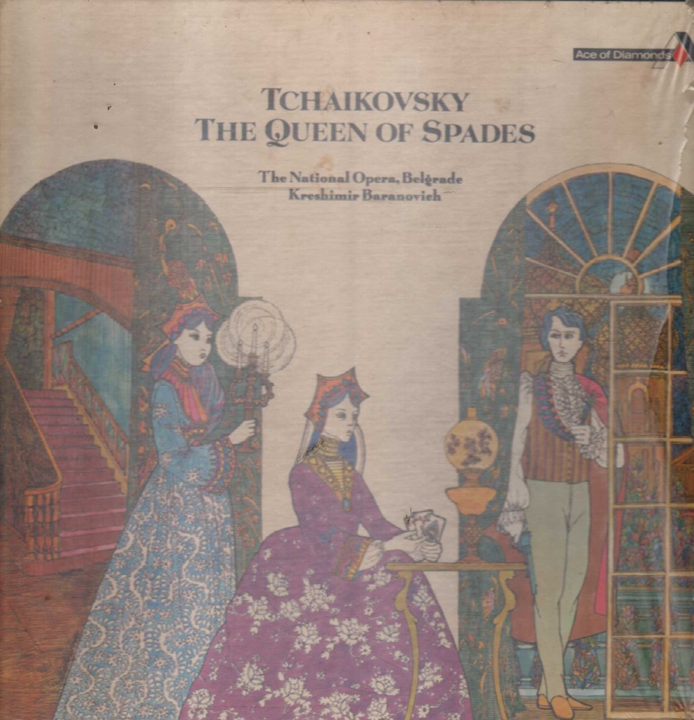 The Queen Of Spades Box 3 Lp Tchaikovsky, National Opera, Belgrade