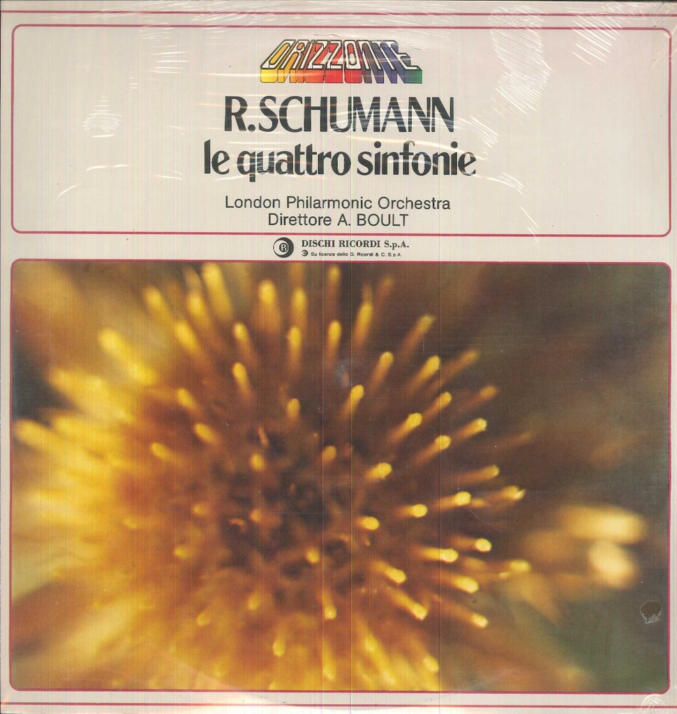 Le Quattro Sinfonie Doppio Lp 33 Giri Schumann, London Orchestra
