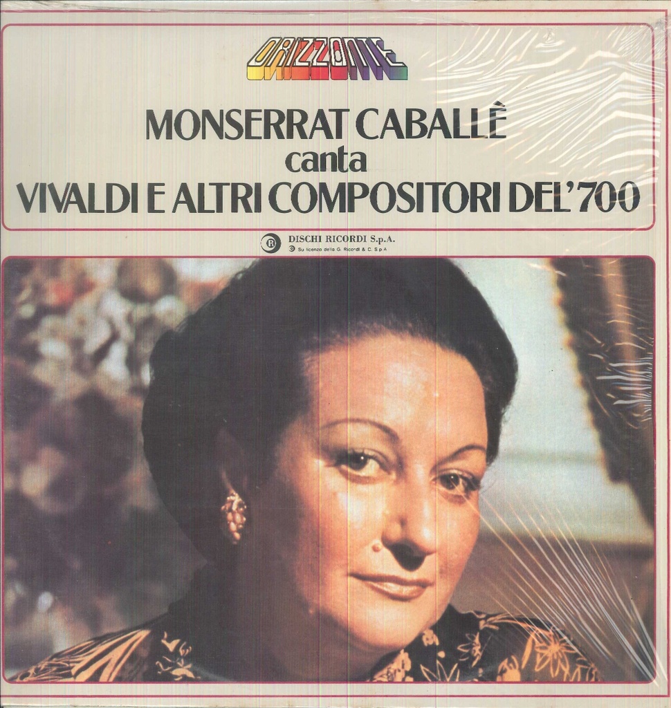 Canta Vivaldi E Altri Compositori Del'700 Lp 33 Giri Montserrat Caballé