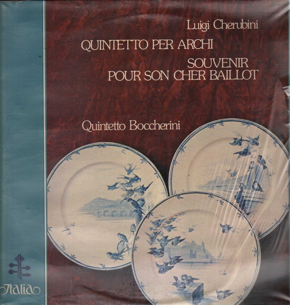 Quintetto Per Archi / Souvenir Pour Son Cher Baillot Lp 33 Giri Cherubini, Boccherini