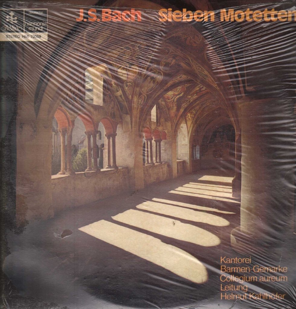 Sieben Motetten Doppio Lp 33 Giri Bach, Gemarke, Kahlhofer