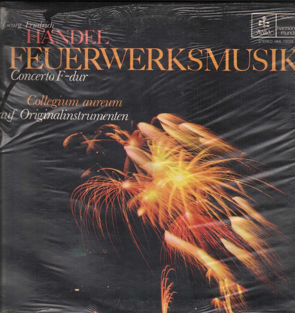 Feuerwerksmusik Concerto F-Dur Lp 33 Giri Collegium Aureum, Handel
