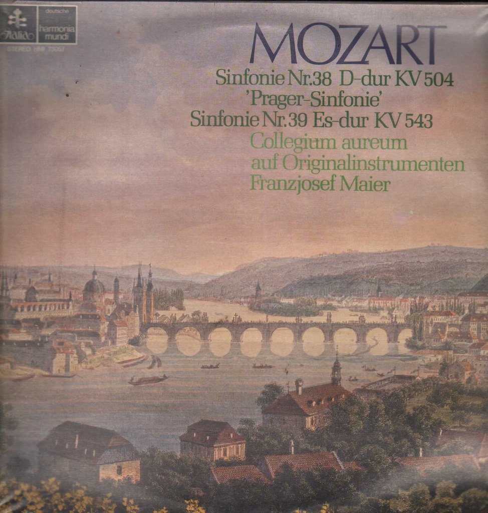 Sinfonie Nr.38 D-dur KV 504 / Sinfonie Nr.39 Es-dur KV 543 Lp 33 Giri Mozart, Maier