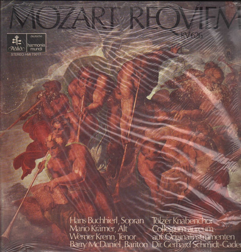 Mozart Requiem KV 626 Lp 33 Giri Wolfgang Amadeus Mozart