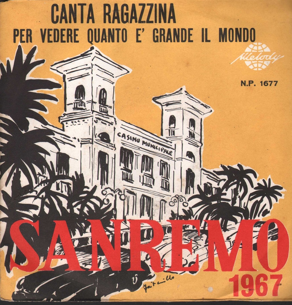 Canta Ragazzina / Per Vedere Quanto E' Grande Il Mondo Vinile 45 giri 7" Jolanda, Marco Antony