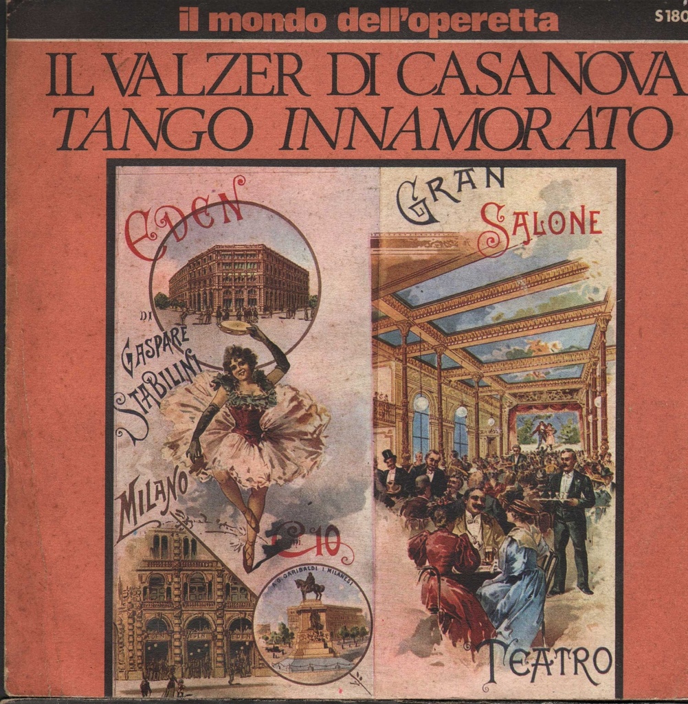 Il Valzer Di Casanova / Tango Innamorato Vinile 45 giri 7" Il Mondo Dell'Operetta