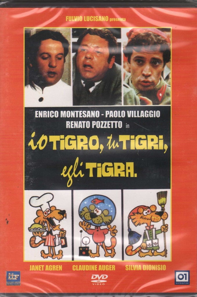 Io Tigro, Tu Tigri, Egli Tigra DVD Giorgio Capitani / 8032807004228 Sigillato