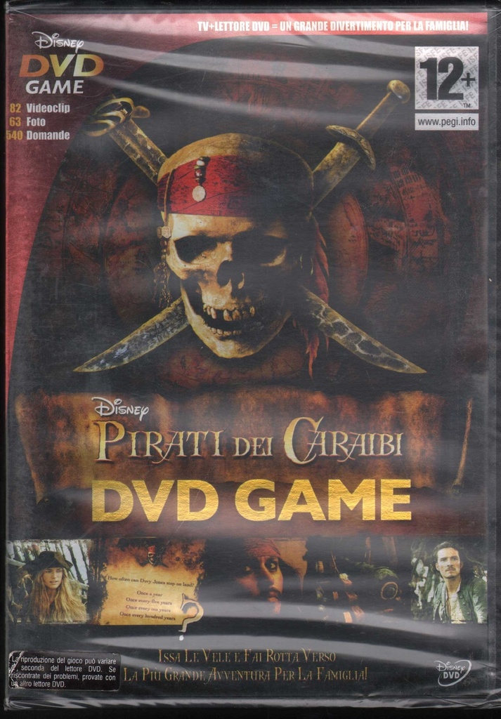 Pirati dei Caraibi DVD Game Gore Verbinski / 8717418142636 Sigillato