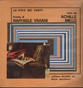 Poesie DI Raffaele Viviani Lette Da Achille Millo Lp 33 Giri Achille Millo