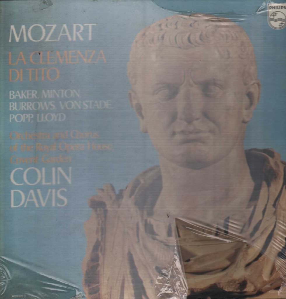 La Clemenza Di Tito Box 3 Lp Mozart, Colin Davis