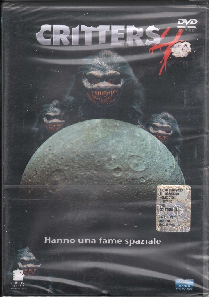 Critters 4 DVD Rupert Harvey / 8031179913701 Sigillato