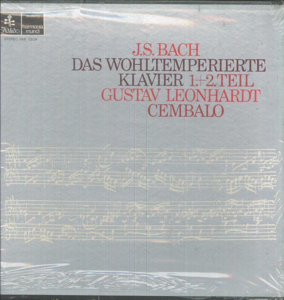 Das Wohltemperierte Klavier, 1, 2 Box 5 Lp Bach / Gustav Leonhardt