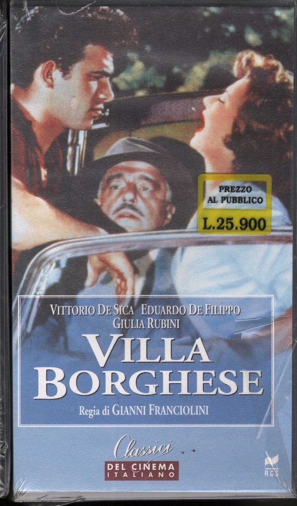 Villa Borghese VHS Gianni Franciolini / 8001701216563 Sigillato