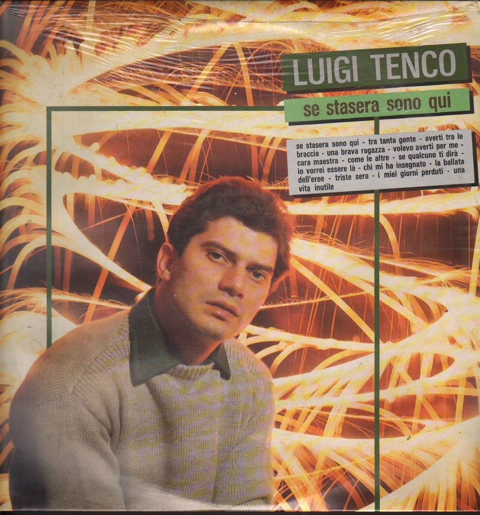 [ORL8056] Se Stasera Sono Qui Lp 33 Giri Luigi Tenco
