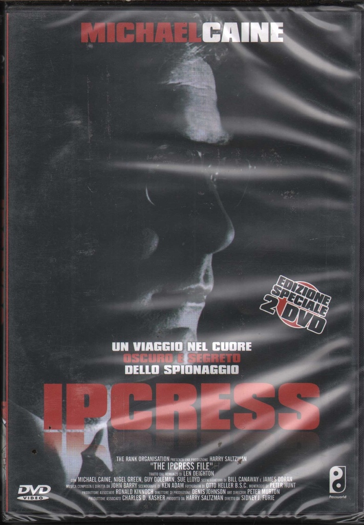 Ipcress DVD Sidney J. Furie / 8031179919628 Sigillato