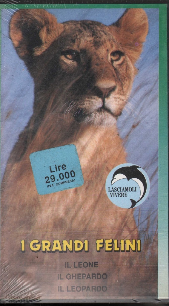 I Grandi Felini VHS Various / 8010283300126 Sigillato
