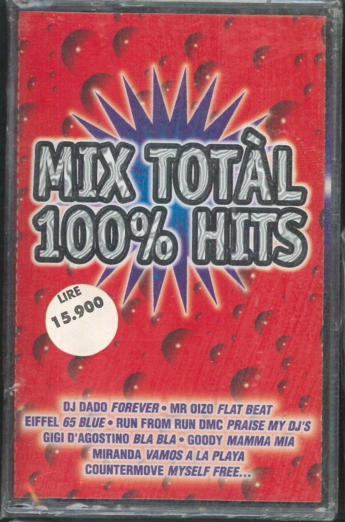 Mix Totàl 100% Hits MC7 Musicassetta Diss Gacha