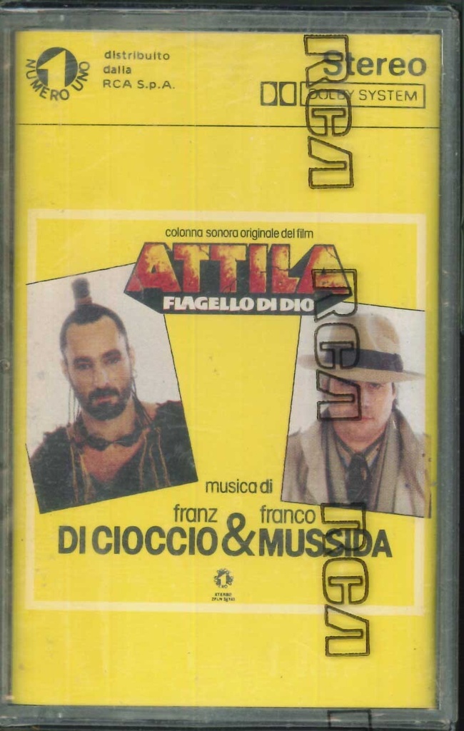 [ZPKN34183] Attila Flagello Di Dio OST MC7 Musicassetta Franz Di Cioccio & Franco Mussida