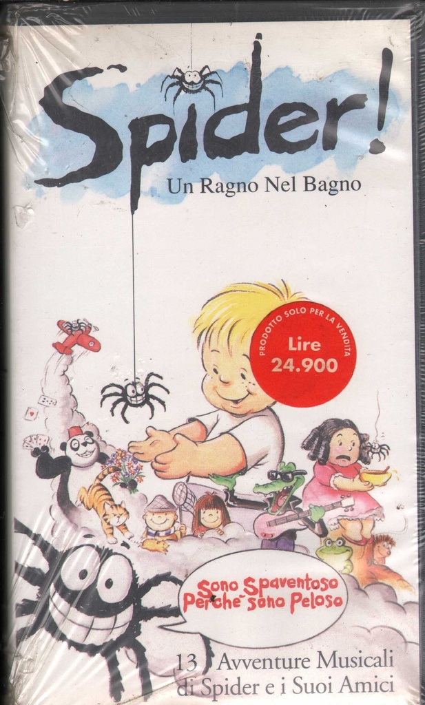 Spider Un Ragno Nel Bagno VHS Graham Ralph / 8014124600222 Sigillato