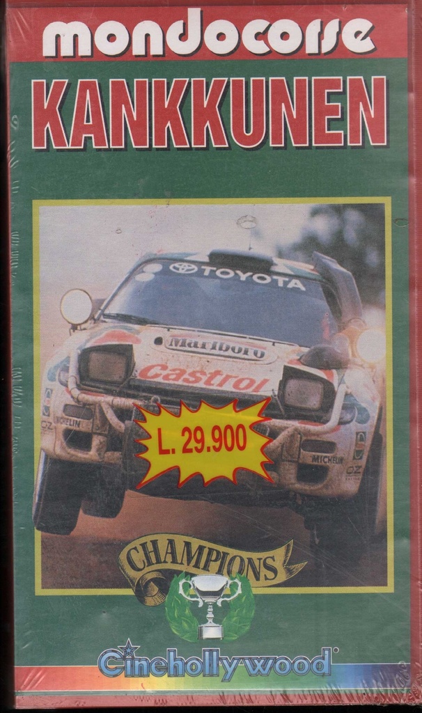 Kankkunen, Champions VHS Mondocorse Univideo - CHV8306 Sigillato