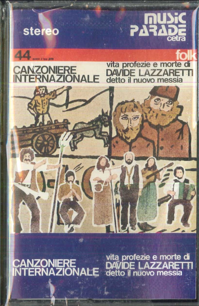 [MP593] Vita Profezia E Morte Di Davide Lazzeretti Detto Il Nuovo Messia MC7 Musicassetta Canzoniere Internazionale