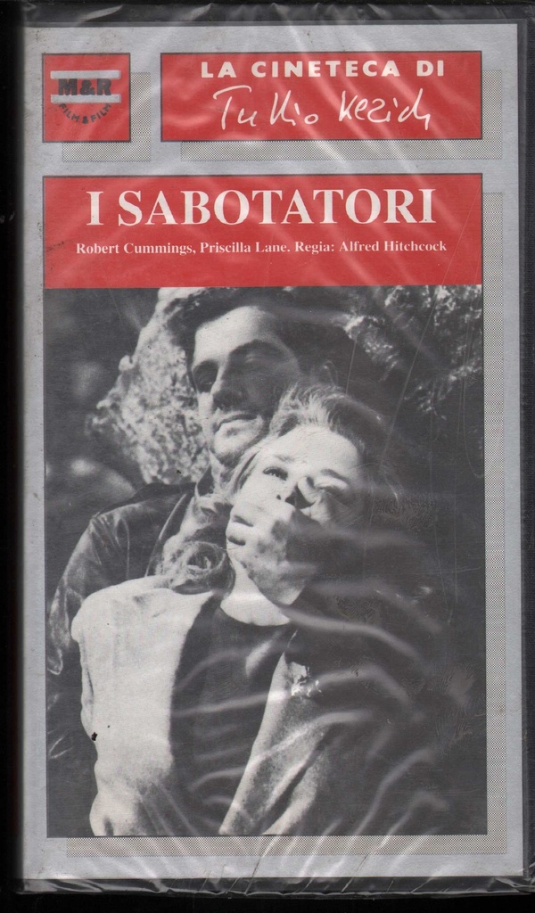 I Sabotatori VHS Alfred Hitchcock Univideo - MR136 Sigillato
