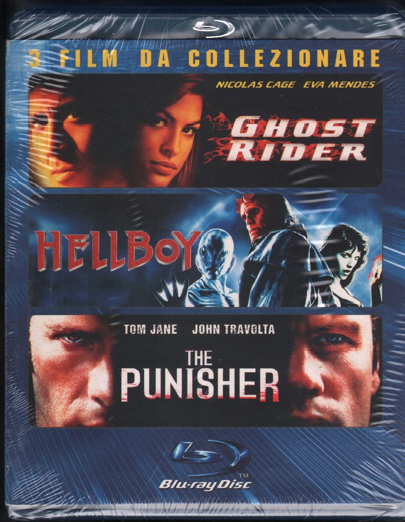 Cofanetto, Ghost Rider,Hellboy, The Punisher BRD Sony - BD193930 Sigillato