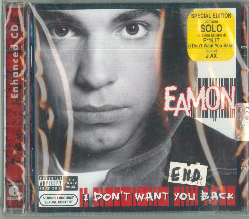 I Don't Want You Back CD Jewel Box Eamon