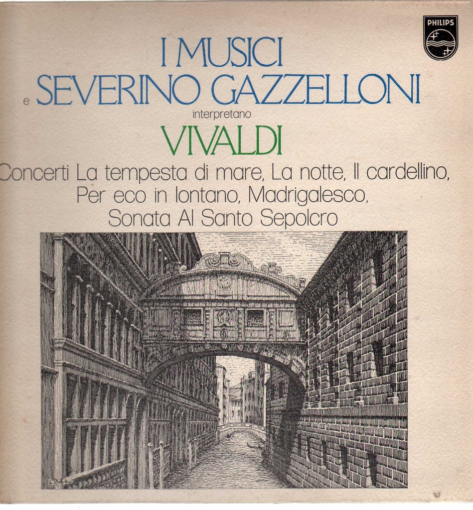 I Musici E Severino Gazzelloni Interpretano Vivaldi Lp 33 Giri I Musici, Severino Gazzelloni, Vivaldi