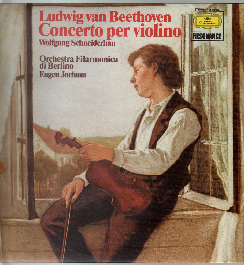 Concerto Per Violino Lp 33 Giri Ludwig Van Beethoven, Wolfgang Schneiderhan, Berliner Philharmoniker, Eugen Jochum