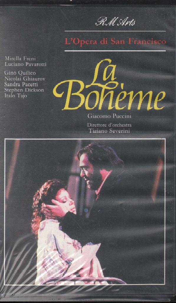 La Boheme VHS Tiziano Severini Univideo – 061070 Sigillato