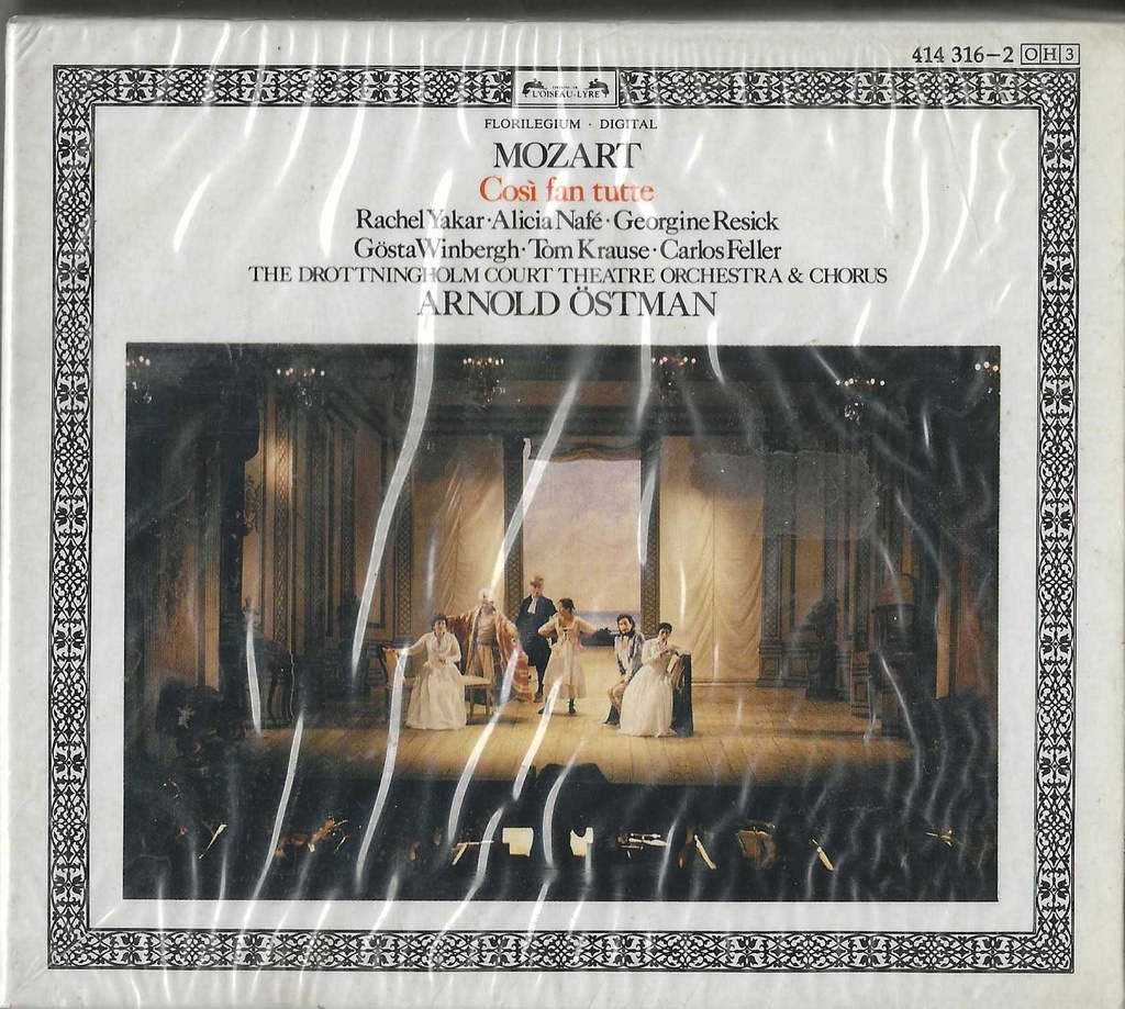 Così Fan Tutte Box 3 CD Cartonato Mozart, Östman