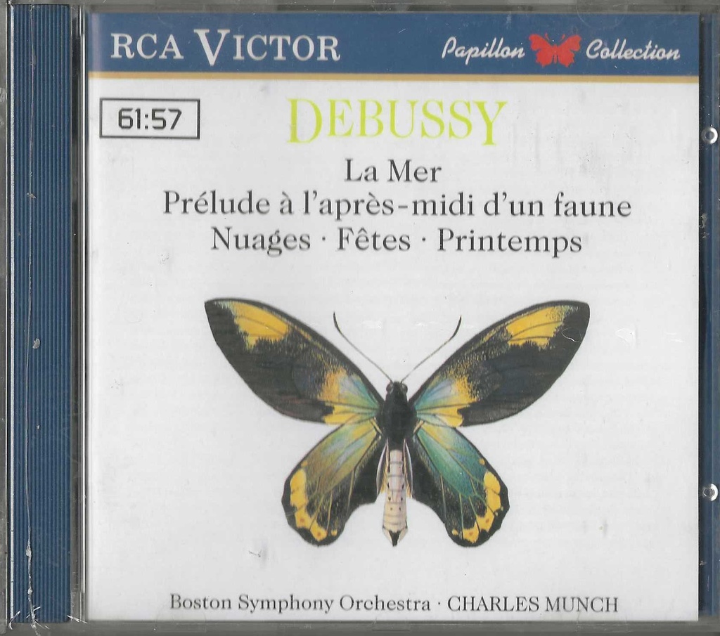 La Mer, Prèlude, Midi, Nuages, Fêtes, Printemps CD Jewel Box Debussy