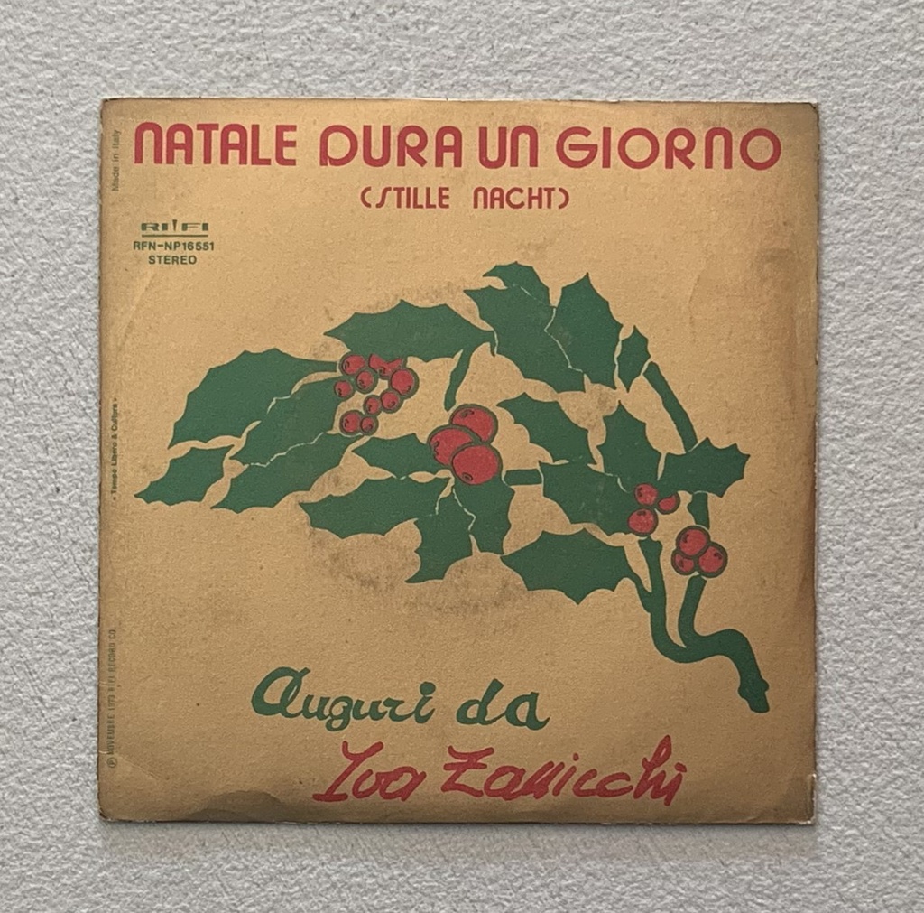 Natale Dura Un Giorno / White Christmas Vinile 45 giri 7" Iva Zanicchi, Fred Bongusto