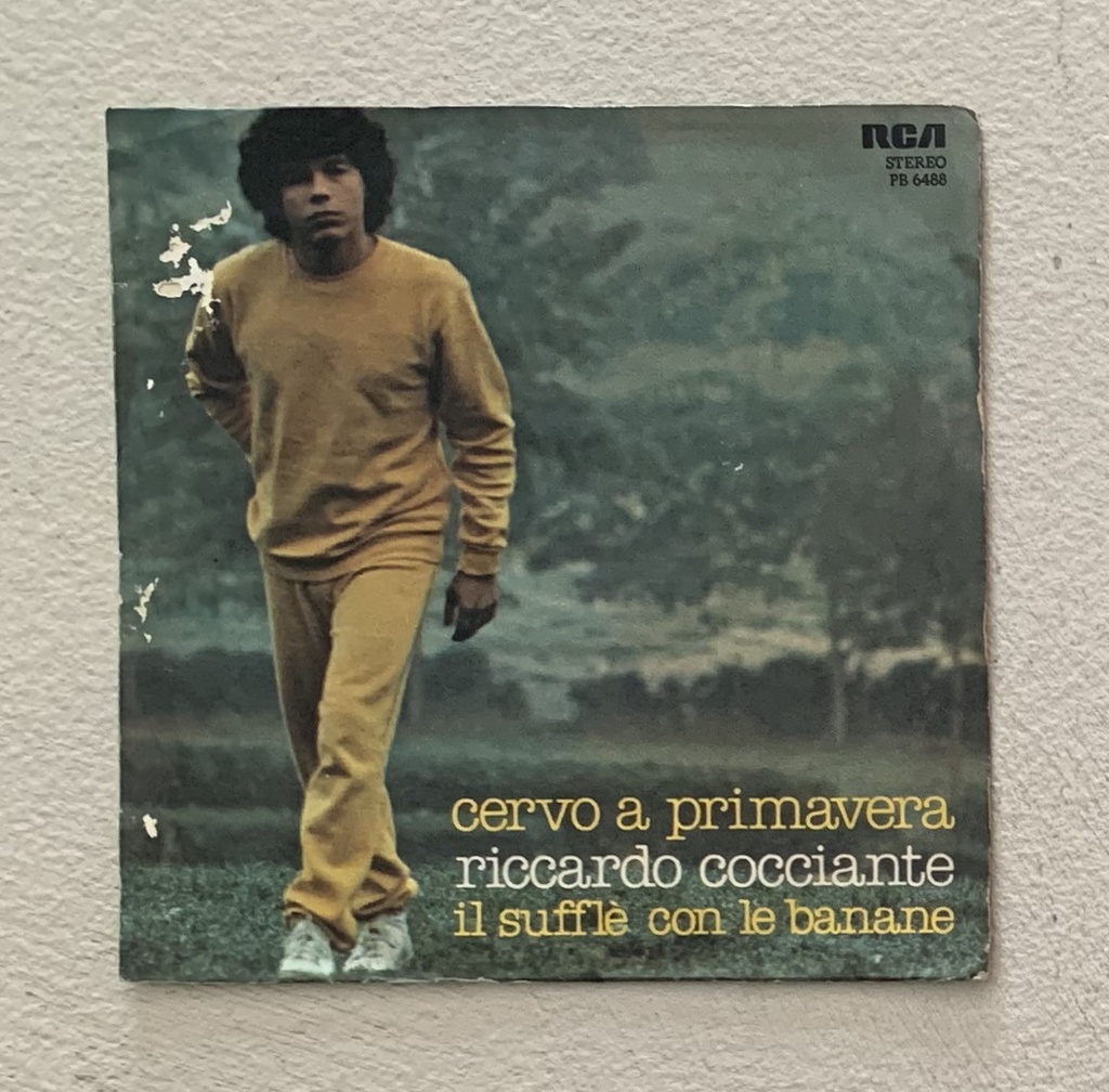 Cervo A Primavera / Il Sufflè Con Le Banane Vinile 45 giri 7" Riccardo Cocciante