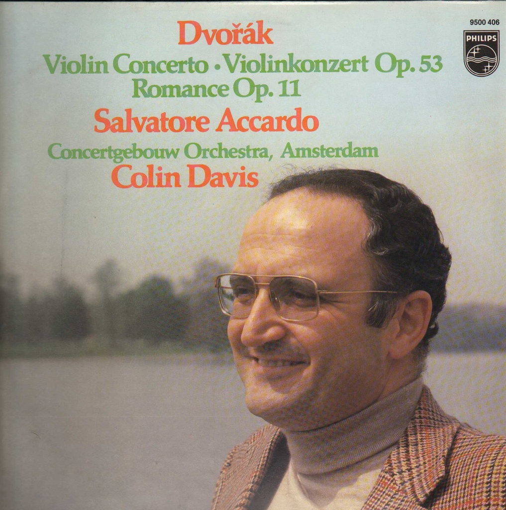 [9500406] Violin Concerto Op. 53 / Romance Op. 11 Lp 33 Giri Dvorák, Accardo, Davis