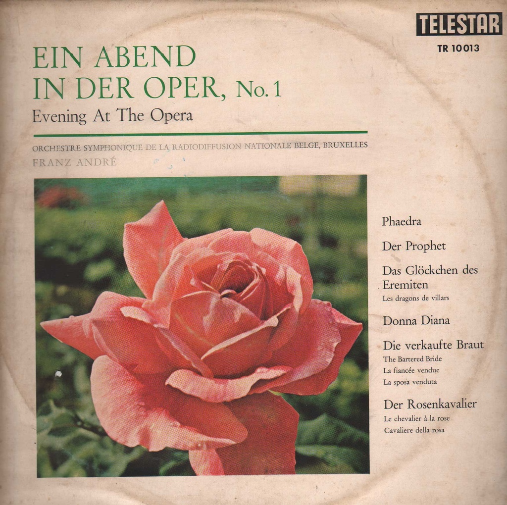 Ein Abend In Der Oper No. 1 Lp 33 Giri Andre,' Orchestre Belge