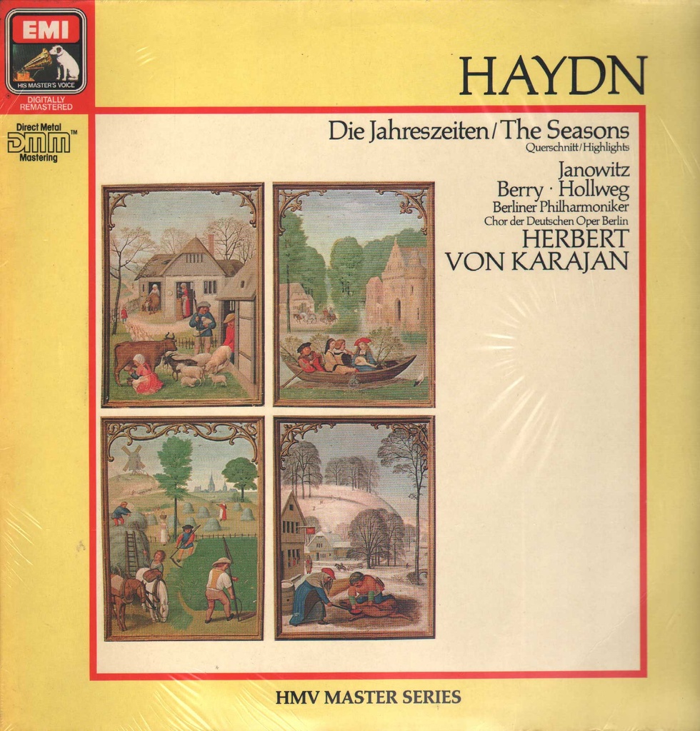 Die Jahreszeiten / The Seasons Lp 33 Giri Haydn, Karajan
