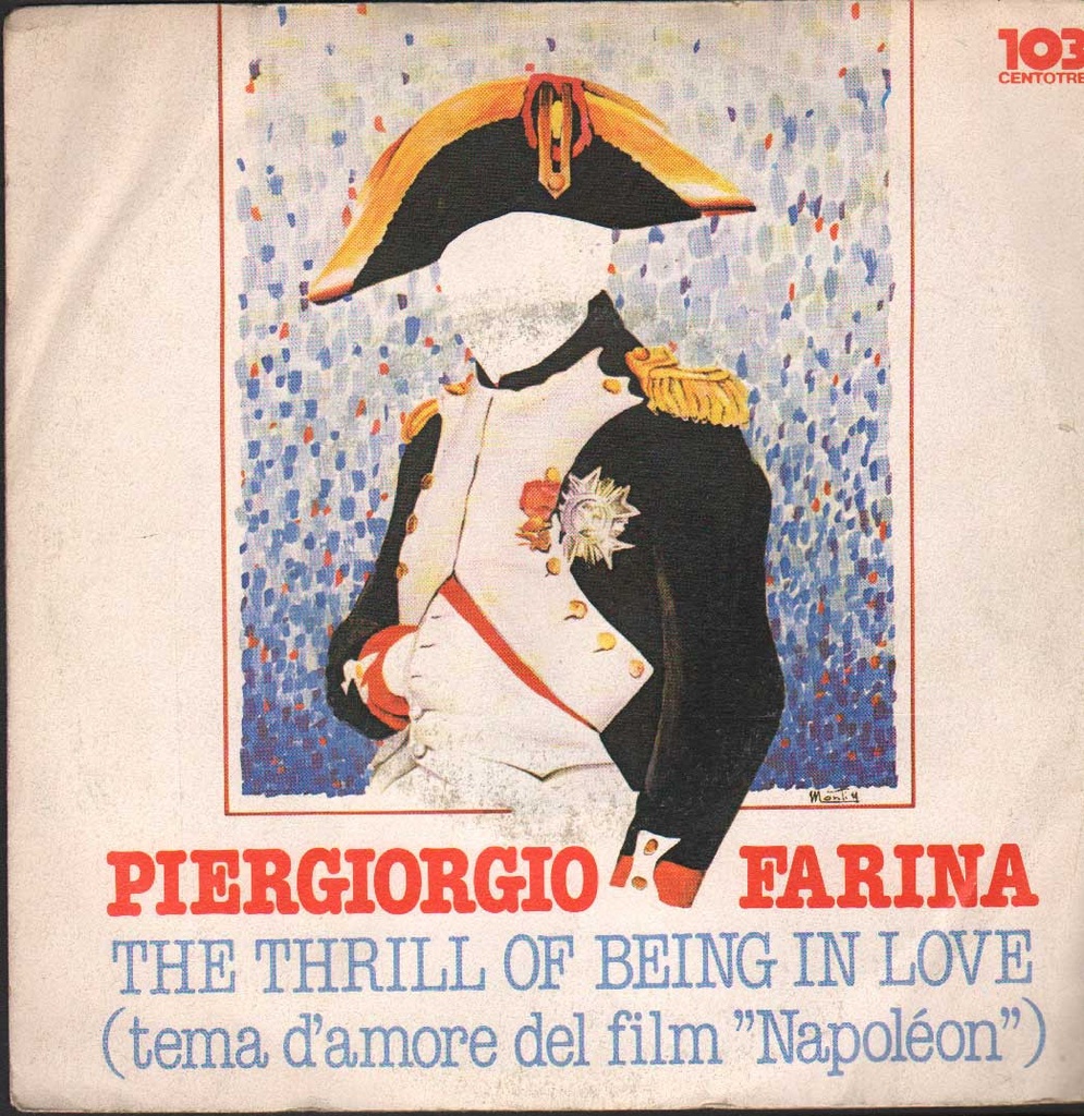 [CNE004] The Thrill Of Being In Love / Incantevole Vinile 45 giri 7" Piergiorgio Farina