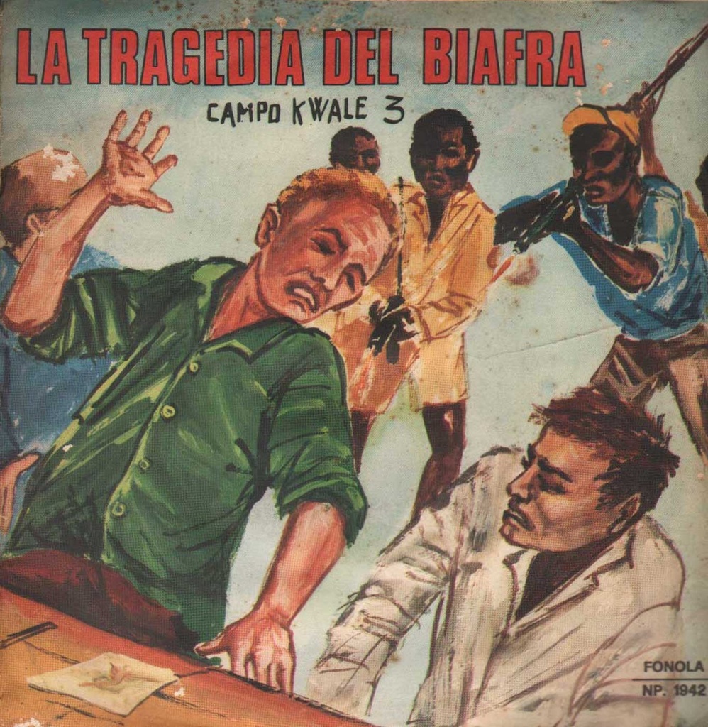 La Tragedia Del Biafra Pt. 1 & 2 Vinile 45 giri 7" Franco Trincale