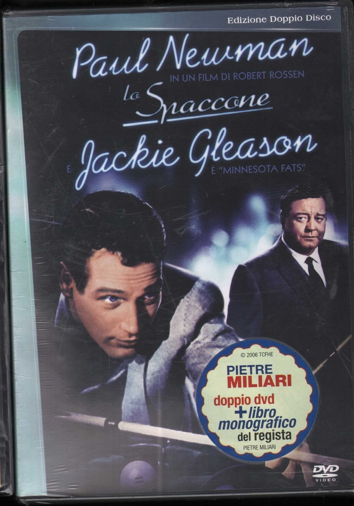 Lo Spaccone DVD+Libro Robert Rossen / Sigillato 8010312065590