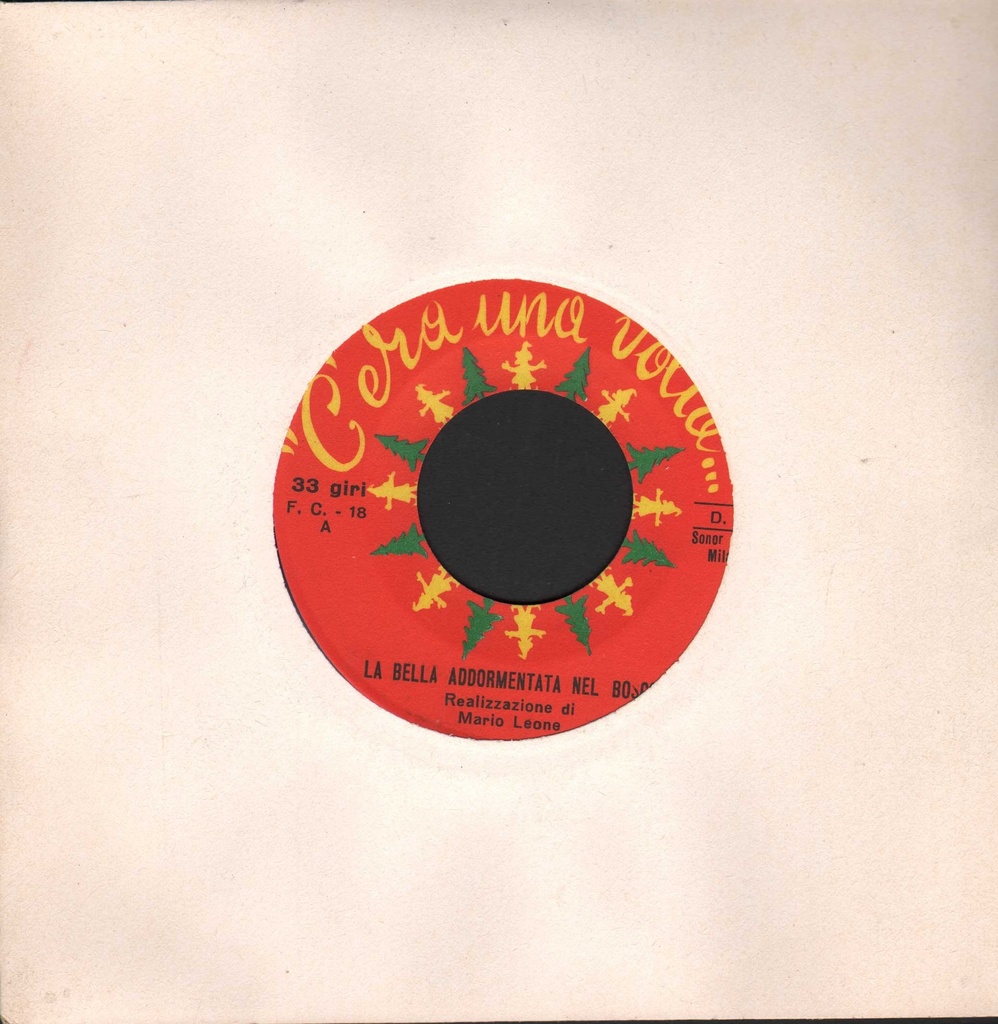 La Bella Addormentata Nel Bosco Vinile 45 giri 7" Mario Leone