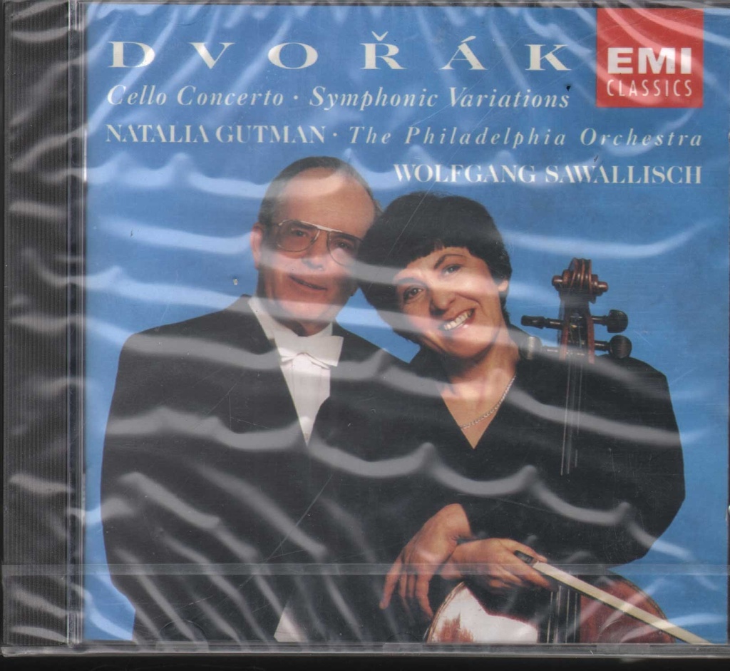 [0077775432022A] Cello Concerto - Symphonic Variations CD Jewel Box Dvorak, Gutman