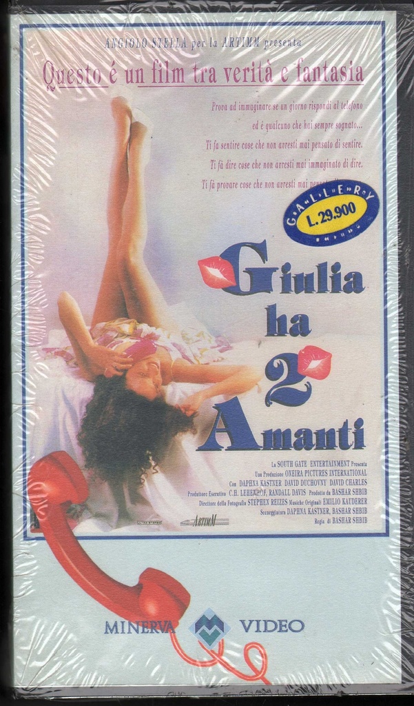 Giulia Ha Due Amanti VHS Bashar Shbib / 8007654207023 Sigillato