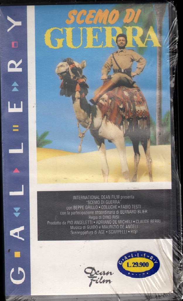 Scemo Di Guerra VHS Dino Risi / 8001701222083 Sigillato