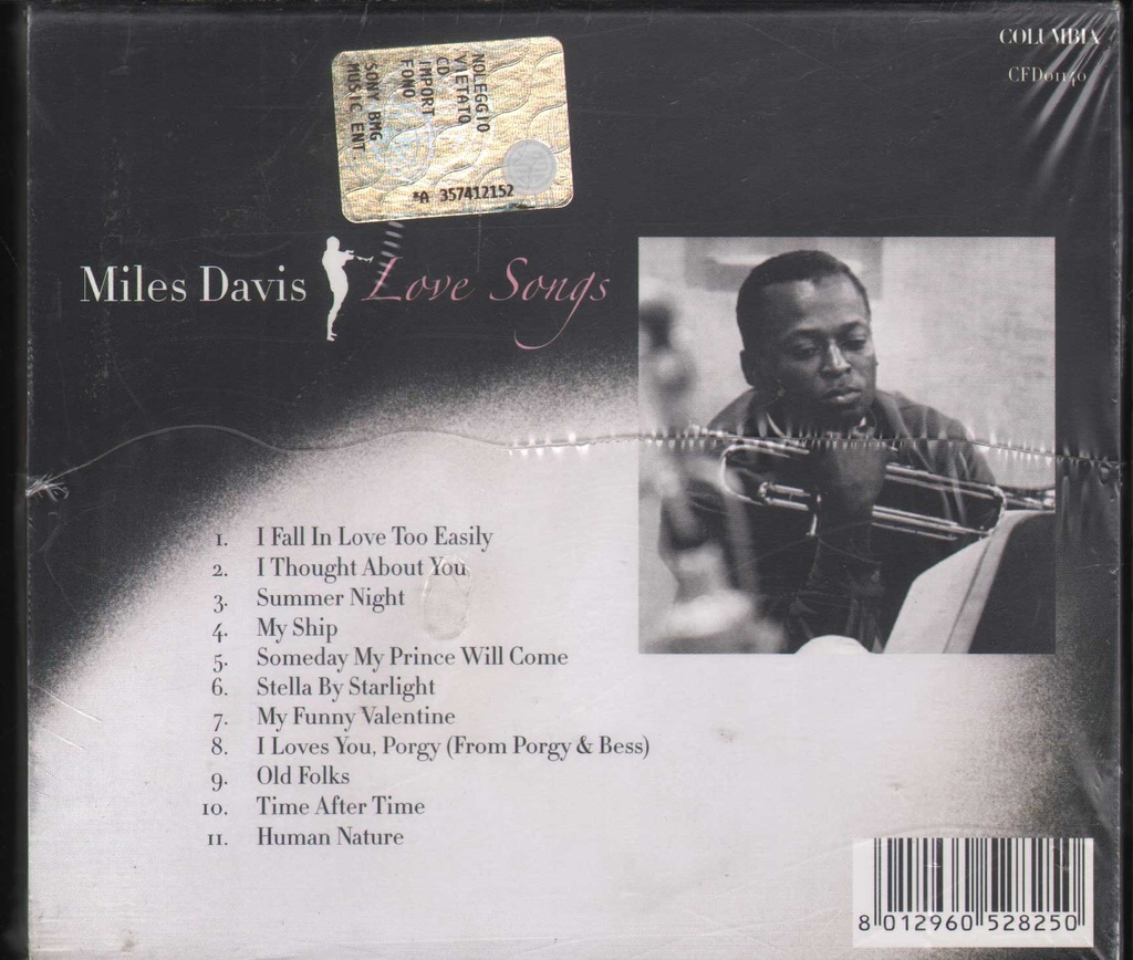 Love Songs CD Jewel Box Miles Davis