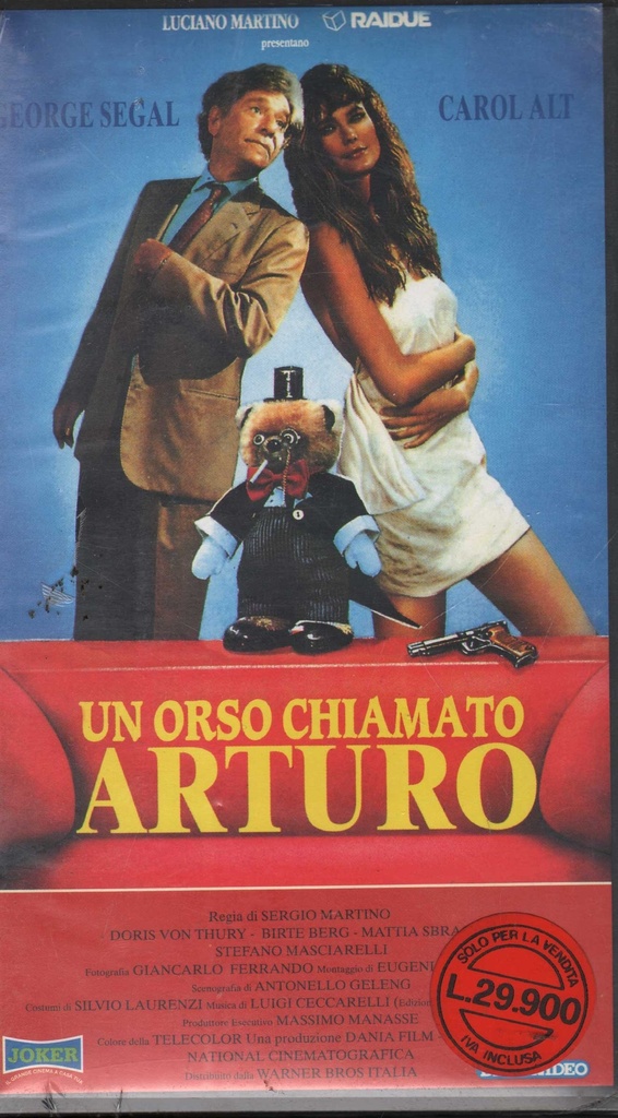 Un Orso Chiamato Arturo VHS Sergio Martino Univideo - CD02924 Sigillato